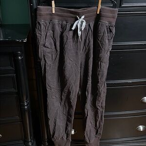 Women's Brown Drawstring Jogger NOT Sweatpants (100% Lyocell)